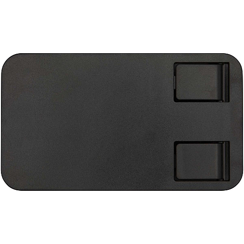 Alhena recycled plastic foldeable phone holder with metal desk stand 3