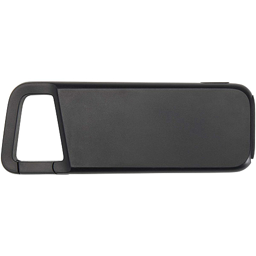 Alkes 5000 mAh 12W recycled plastic water resistant power bank with carabiner 3