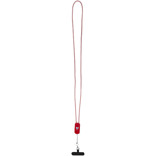 Anser recycled plastic smartphone lanyard with 27W 5-in-1 built-in cable 2