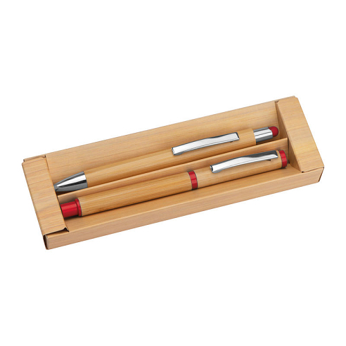 Set de scris din bambus 1