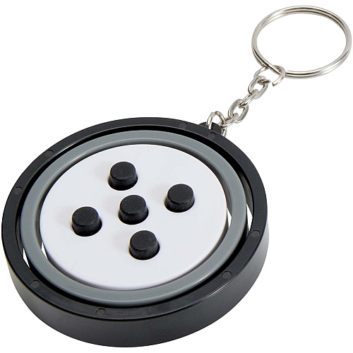 Spinx recycled plastic gyroscope fidget keychain 1