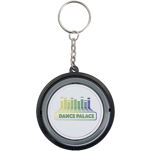 Spinx recycled plastic gyroscope fidget keychain 2