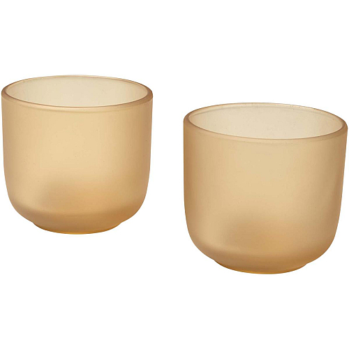 Male 200 ml glass cups - set of 2 1