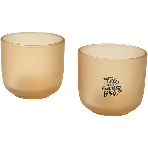 Male 200 ml glass cups - set of 2 2