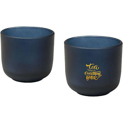 Male 200 ml glass cups - set of 2 2