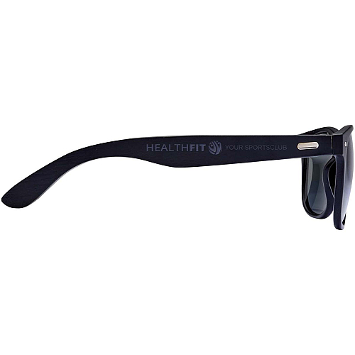 Arlo bamboo sunglasses with black coating 2