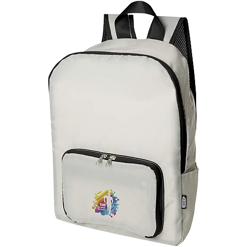 EcoFold RPET foldable backpack 15L 2