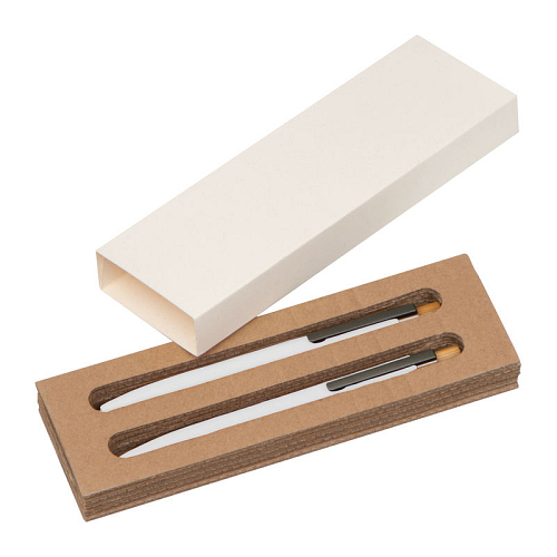 Set de scris cu pix si creion mecanic din aluminiu 2