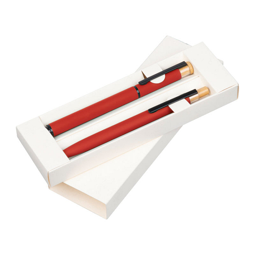 Set de scris cu pix si roller din aluminiu recicla 2