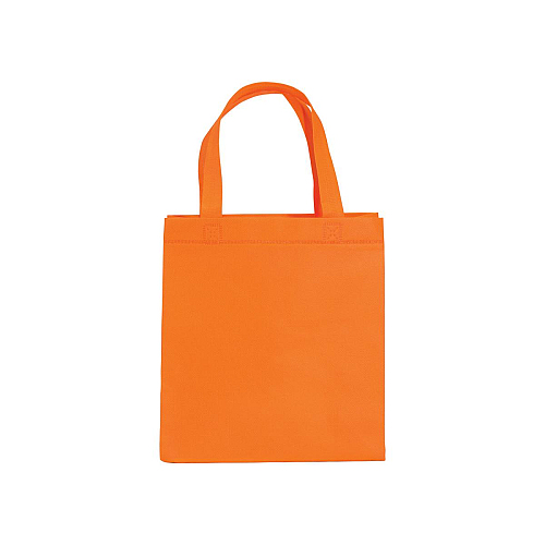 80 g/m2 non-woven fabric mini shopping bag with gusset and short handles 2