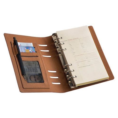 Binder Cu Inel A6 cu Coperta PU 3