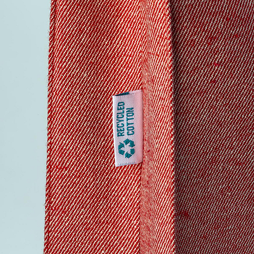 280g/m2 recycled cotton shopping bag, long handles and gussets 4