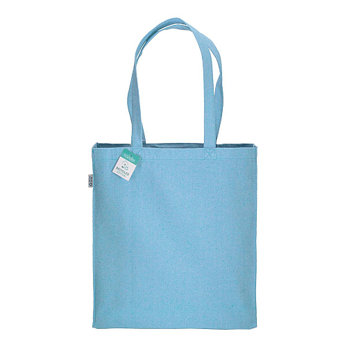 280g/m2 recycled cotton shopping bag, long handles and gussets 2
