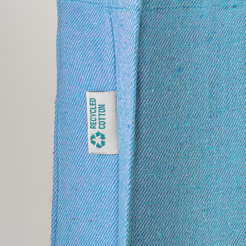 280g/m2 recycled cotton shopping bag, long handles and gussets 4