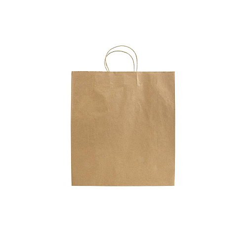 100% recycled paper 100 gr/m2, shopping bag with guesset 2