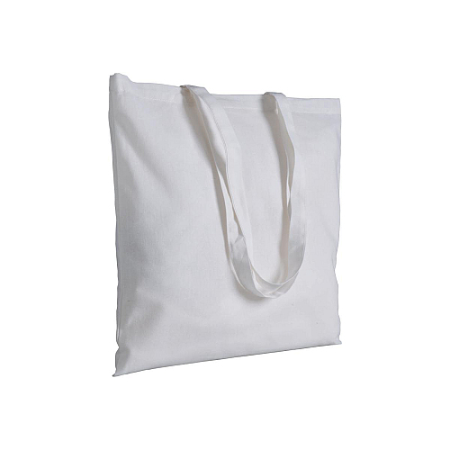 180 g/m2 recycled cotton/polyester shopping bag, long handles 1