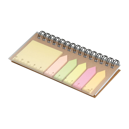 Set de notite autoadezive cu caiet spiralat 1