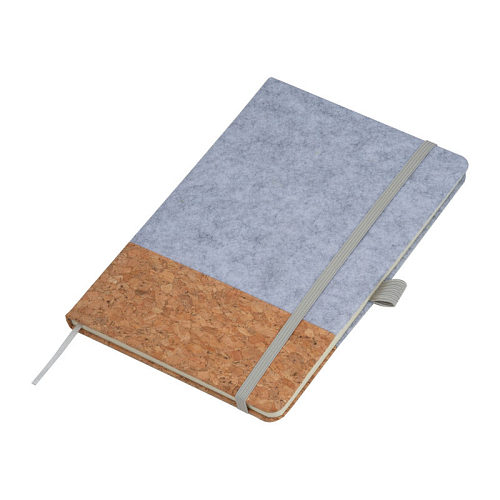 Caiet A5 cu coperta din pluta si pasla 1
