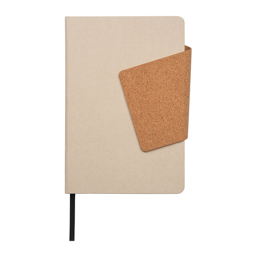 Caiet notes A5 cu coperta din cutie de lapte recic 3