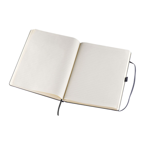 A4 notebook, lined, with strap 1