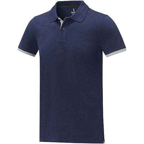 Morgan short sleeve men's duotone polo 1