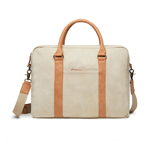 Geanta pentru laptop VINGA Bosler din canvas reciclat 1
