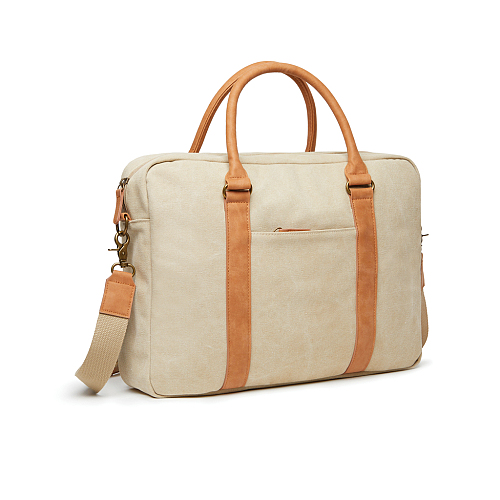 Geanta pentru laptop VINGA Bosler din canvas reciclat 3