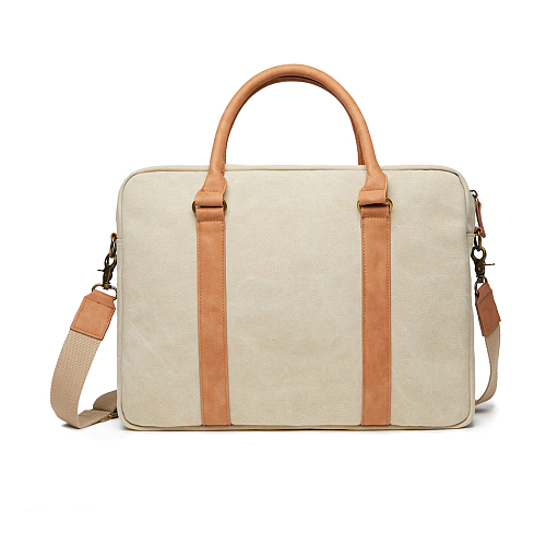 Geanta pentru laptop VINGA Bosler din canvas reciclat 4