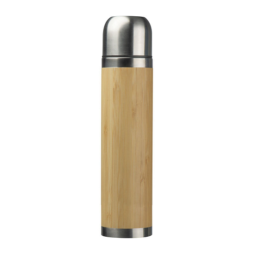 Cana din o?el inoxidabil cu bambus, 350ml 3
