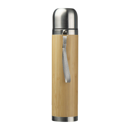 Cana din o?el inoxidabil cu bambus, 350ml 4