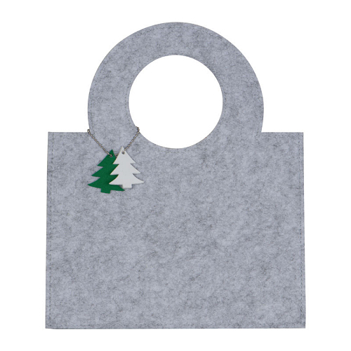 Felt bag with fir tree pendant 2