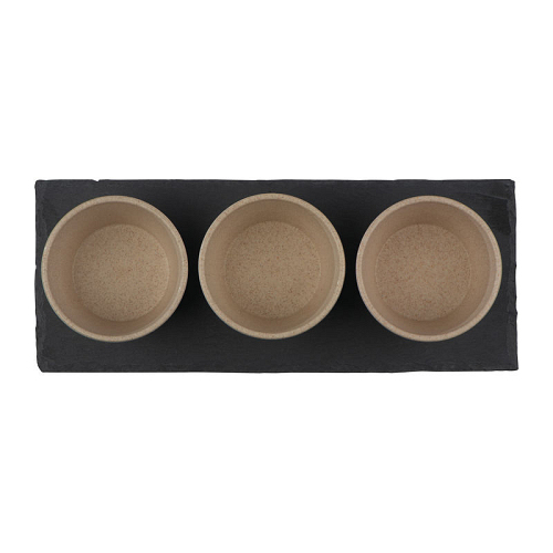 Small bowls set with board 3