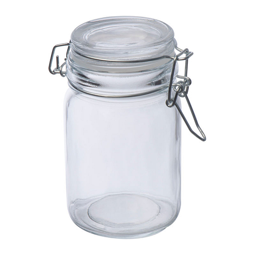 Borcan cu capac blocabil,200 ml 1