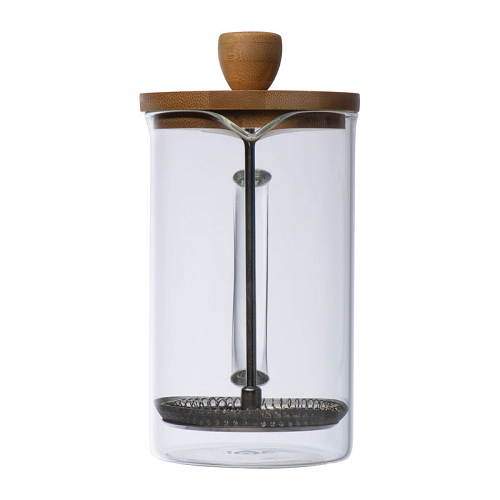 Filtru cafea/ceai cu capac din bambus 4