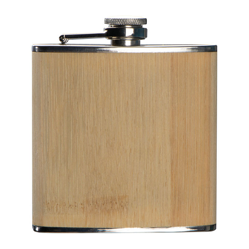 Sticlu?a  wisky cu invelis din bambus 3
