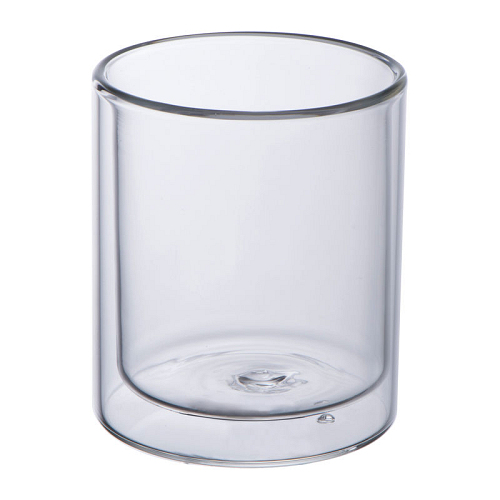 Pahar din sticla cu perete dublu, 200 ml 1