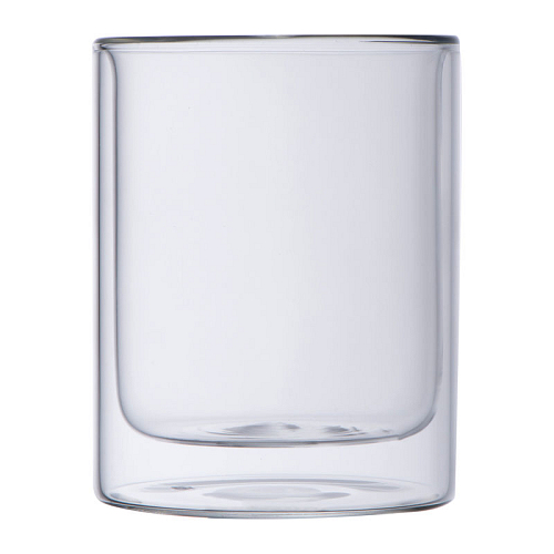 Pahar din sticla cu perete dublu, 330 ml 2