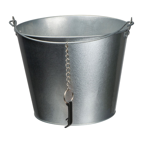 Galeata din zinc cu deschizator de sticle 3