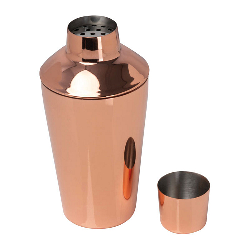 Cocktail shaker cu invelis din cupru, 500ml 1