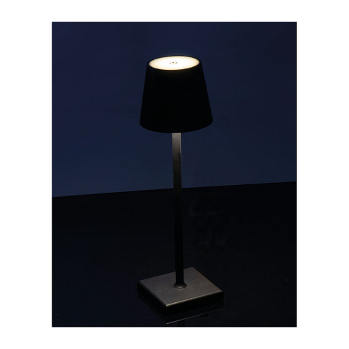 Lampa de masa reincarcabila cu senzor tactil si cu 2