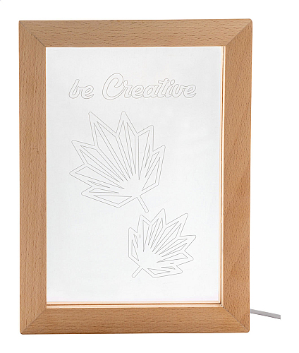 trofeu cu lumina LED, Woodiframe 1
