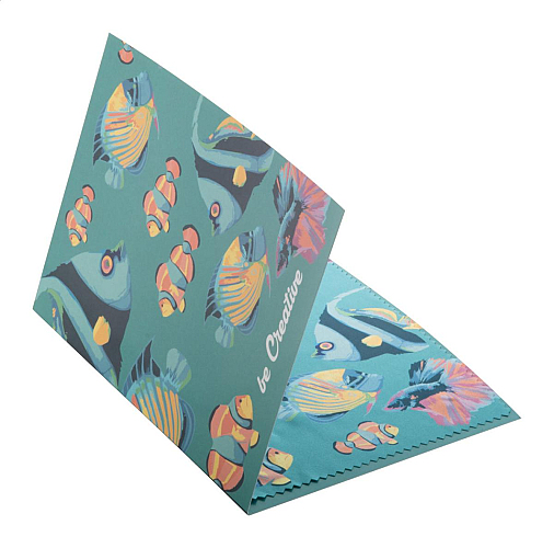 carte postala cu laveta curatare ochelari, Dioptry Mail 2