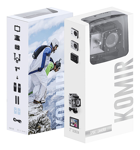 camera video sport, Komir 3