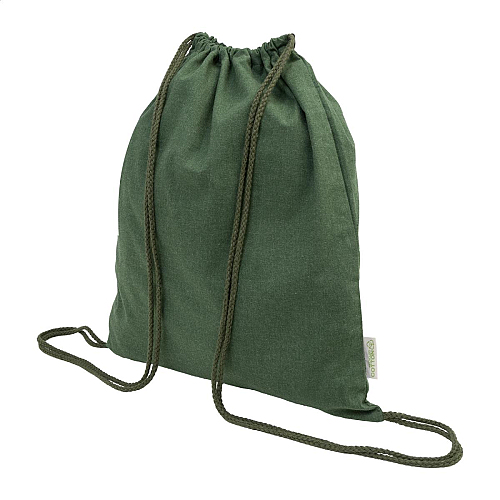 Rucsac cu snur, bumbac reciclat., Dropex 2