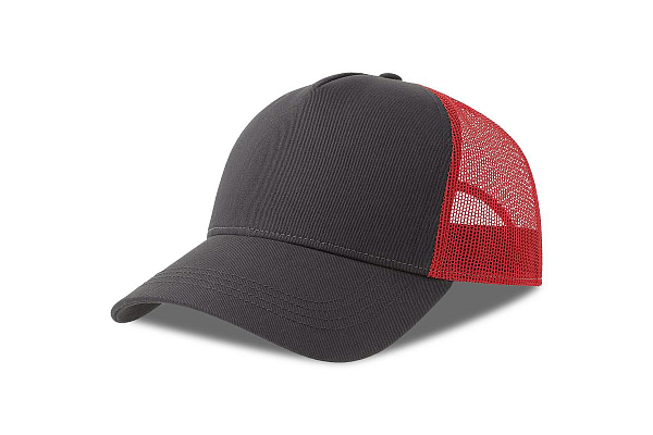 RAPPER COTTON-S DK GREY-RED 1