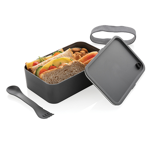 Cutie pentru pranz din PP cu tacam 2-in-1 4