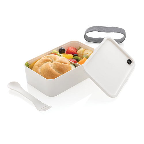 Cutie pentru pranz din PP cu tacam 2-in-1 3