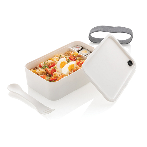 Cutie pentru pranz din PP cu tacam 2-in-1 4