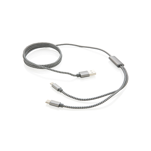 Cablu de incarcare 3 in 1 impletit 1