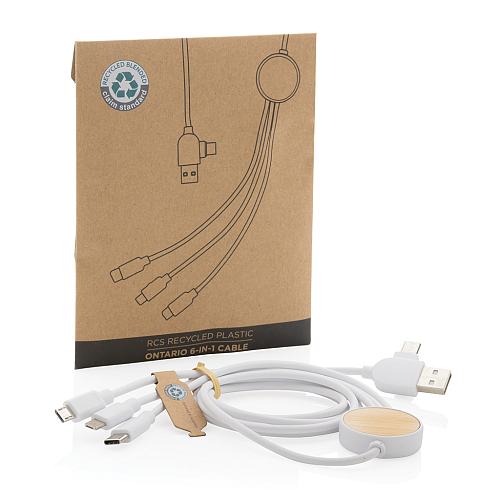 Cablu Ontario 6 in 1 din plastic reciclat RCS 3